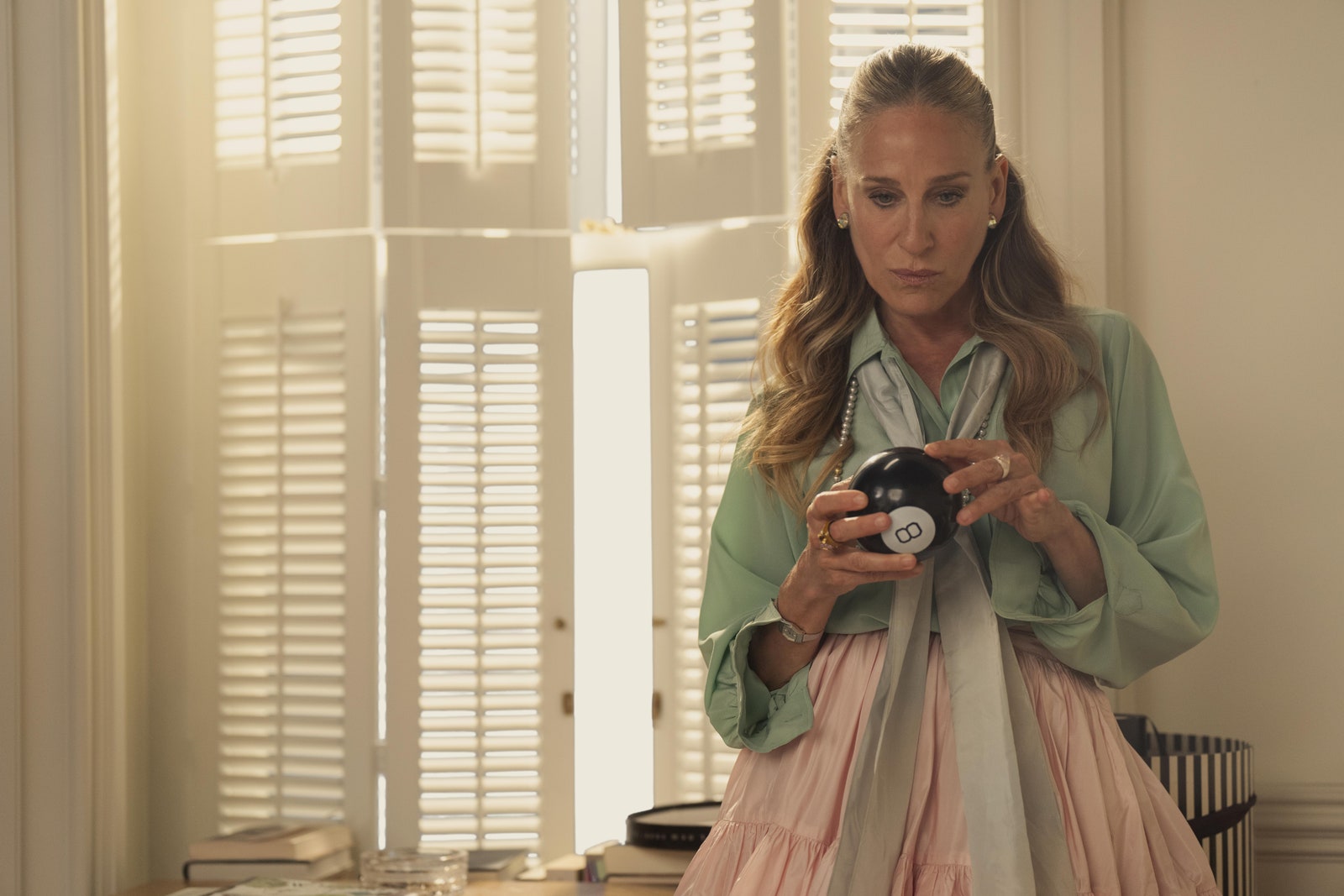 Images may contain Sarah Jessica Parker photography adult accessories jewelry ring photographer and watch